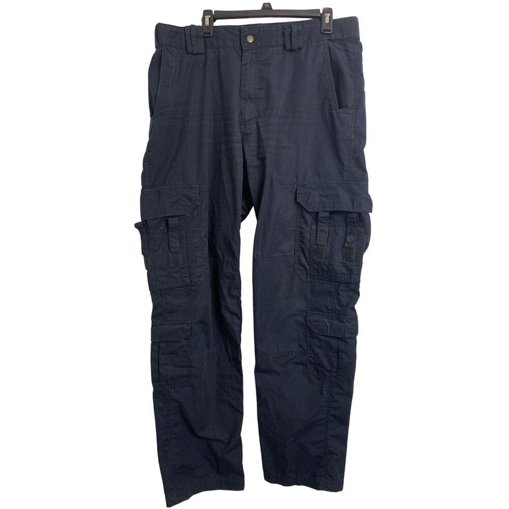 5.11 Tactical Series Navy‎ Blue Cargo Pants 38/36 W/L Durable Workwear